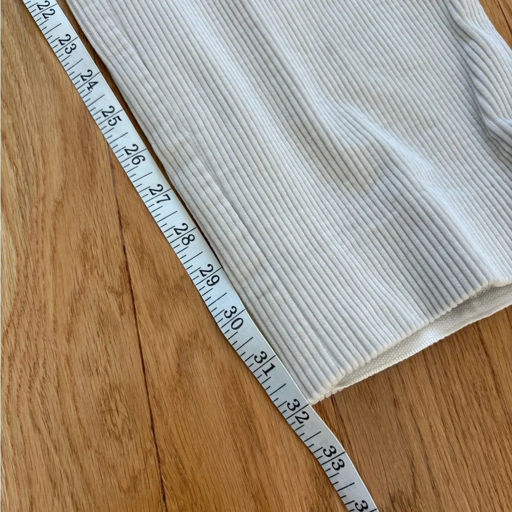 Gucci Off White Ivory Cotton Corduroy Pants Made in Italy Preppy Retro 54 38x32
